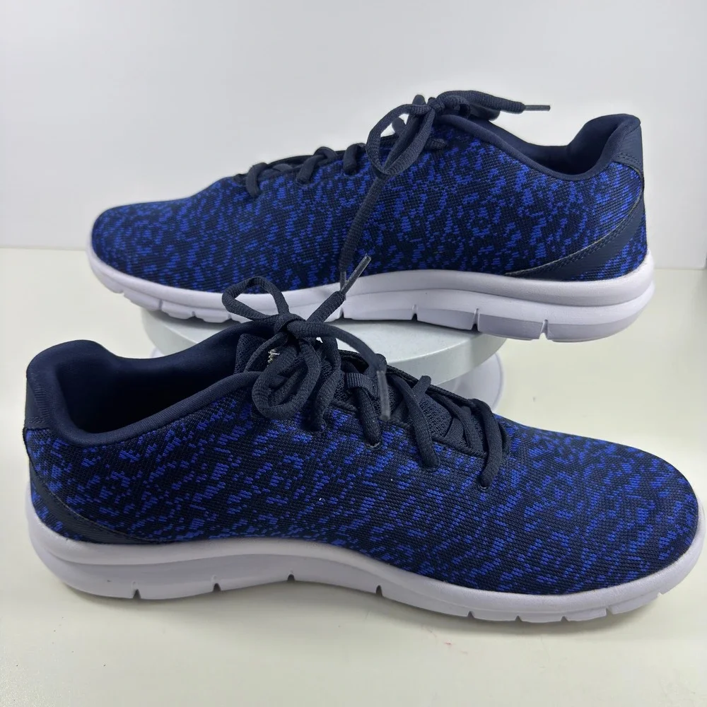 Champion Men Sneakers Memory Foam Knit Running Athletic Blue‎ Size 14 US